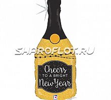 Шар Новогодняя бутылка Cheers