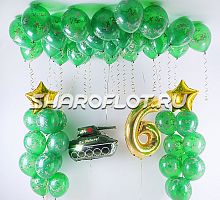 Военное оформление на праздник