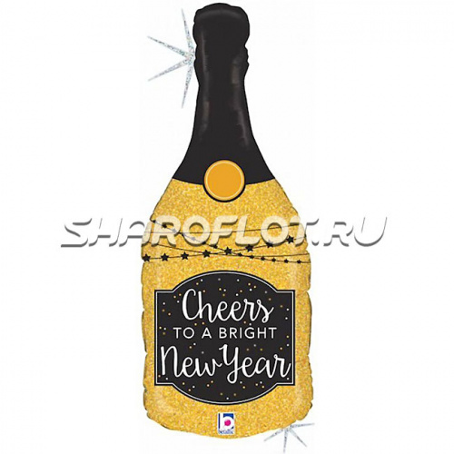 Шар Новогодняя бутылка Cheers