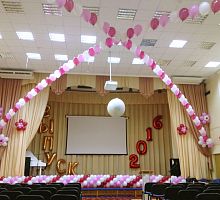 3D украшение зала на выпускной