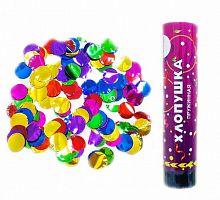 Хлопушка с конфетти Пружинная 20см