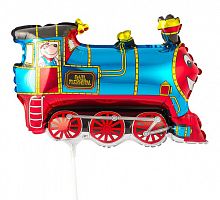 Мини-шар Паровоз Синий 25см