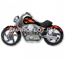Шар Мотоцикл Чоппер (черный) 105см