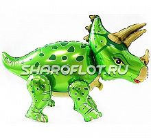Ходячий шар Трицератопс (зеленый)