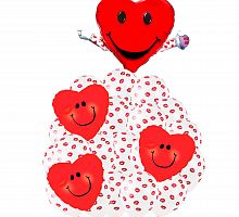 Букет шаров «ЛюблюНиМагу»