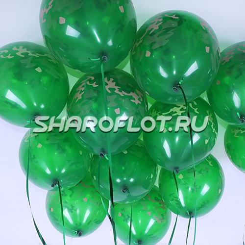 Шары камуфляж на потолок