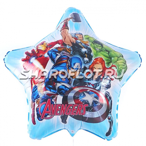 Шар Звезда Мстители, 70см