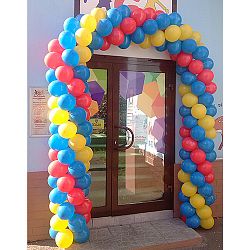 Гирлянда из шаров «Желтый-Синий-красный»