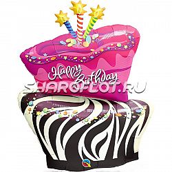 Шар Торт с ДР 100см