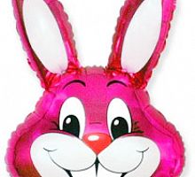 Шар Заяц (фуксия) 85см