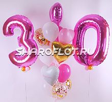 Шарики на 30 лет девушке