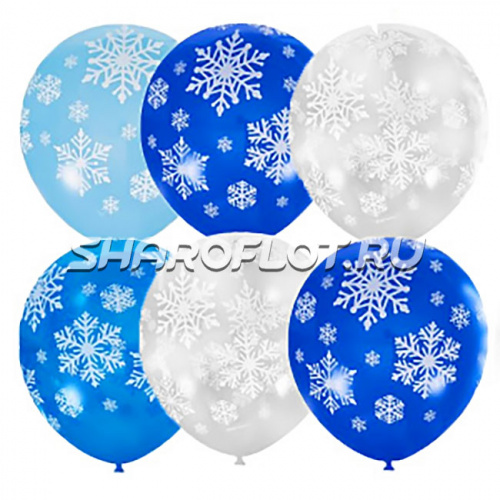 Шарики Снежинки, 30см