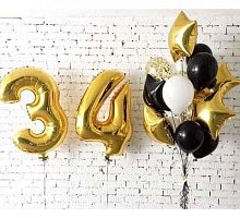 Композиция шаров с цифрой №066