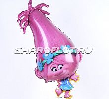 Шар Тролль Розочка 70см