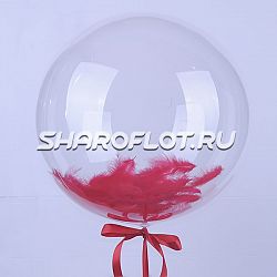 Шар с Красными перьями