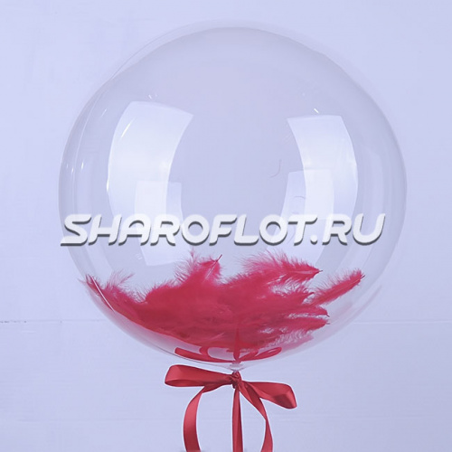 Шар с Красными перьями