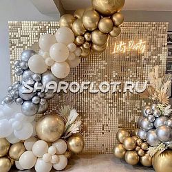 Фотозона Золотая вечеринка