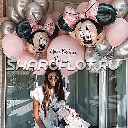 Композиция из воздушных шаров на день рождение