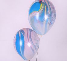 Шары Мрамор Микс Цвет 30см