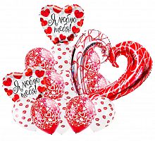 Букет шаров  «Большая любовь»