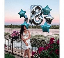 Композиция шаров с цифрой №111