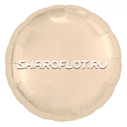 Шар Круг Шампань 40см