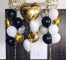 Композиция с большими шарами №28