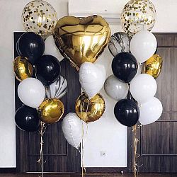 Композиция с большими шарами №28