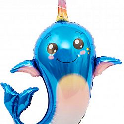 Шар Нарвал 90см