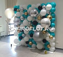 Фотозона из шаров для фотосессии 2х2м на каркасе