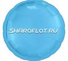 Шар Круг Голубой холодный пастель 40см