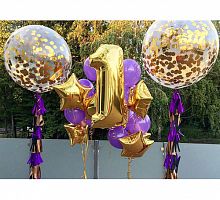 Композиция с большими шарами №29