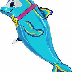 Ша Дельфин с бабочкой 75см