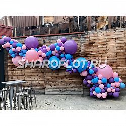 Пена из шаров "Сиреневый восторг"