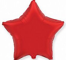 Шар Звезда Красная 70см