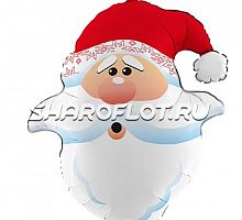 Шар Голова Санты 60см