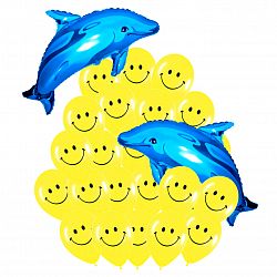 Букет шаров «Море улыбок»