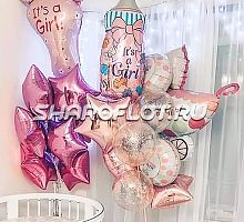 Оформление для девочки на выписку из роддома