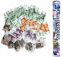 Хлопушка с конфетти Пневмо Рубли 40см
