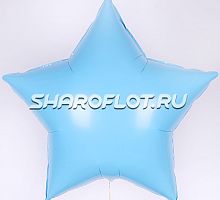 Шар Звезда Макарунс Голубая 80см