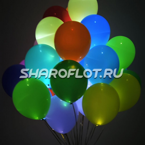 Облако светящихся шаров 30см