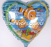 Сердце Рыбка Немо 40см