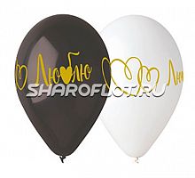 Шары Люблю (сердце), 30см