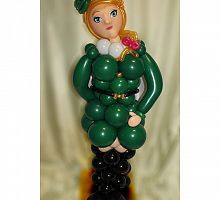 Фигура из шаров «Леди Капитан»