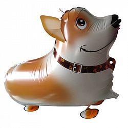 Ходячий шар «Собака Ретривер» 62см