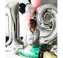 Композиция шаров с цифрой №076