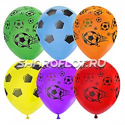 Шарики Футбол Ассорти, 30см