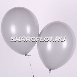Шар Серый пастель 30см