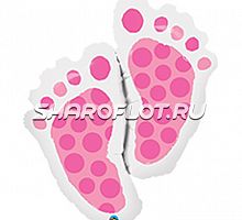 Шар Стопы девочки 85см