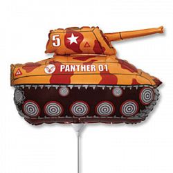 Мини-шар Пантера Коричневый 25см